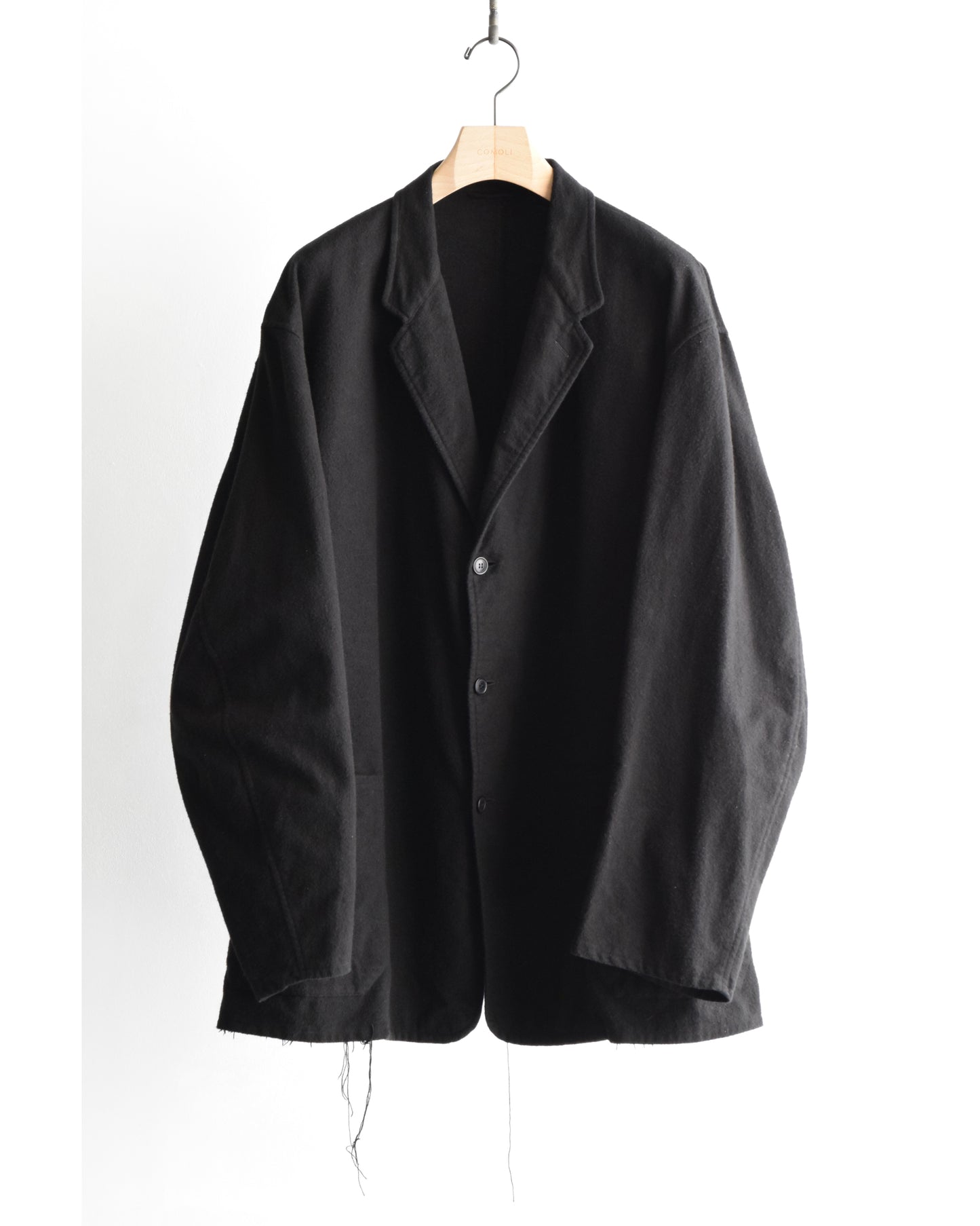 コットンネル ジャケット BLACK