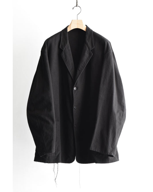コットンネル ジャケット BLACK