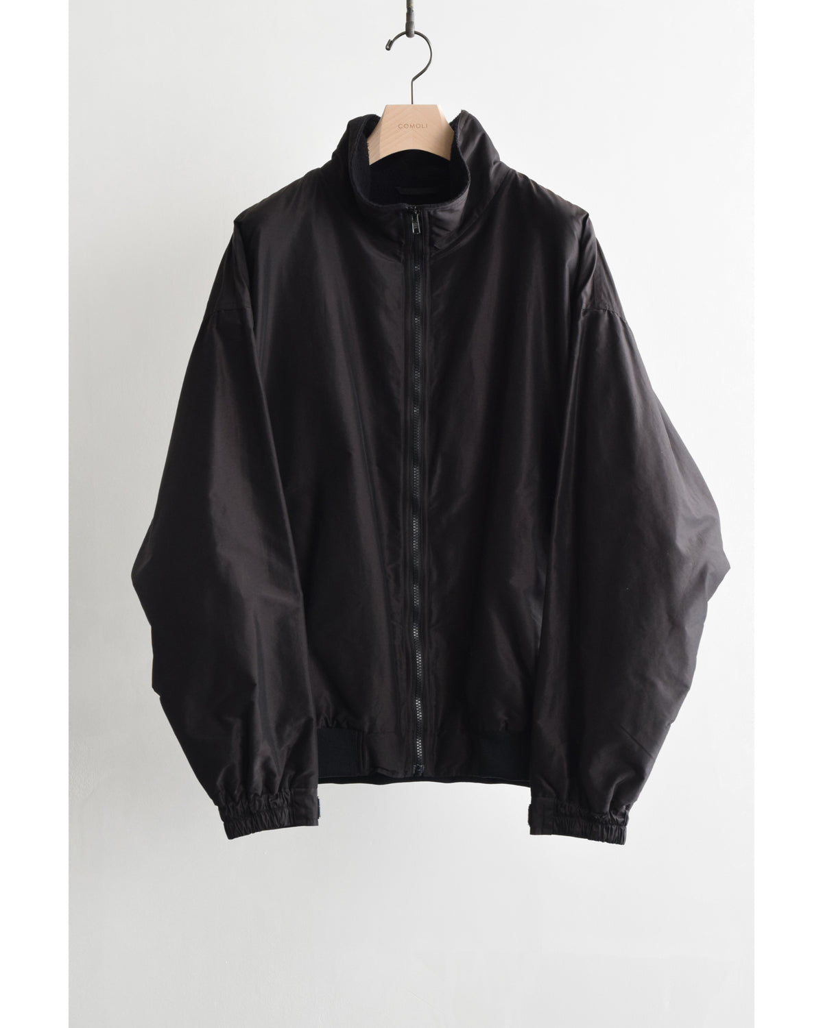 コットンシルク トラックジャケット BROWN