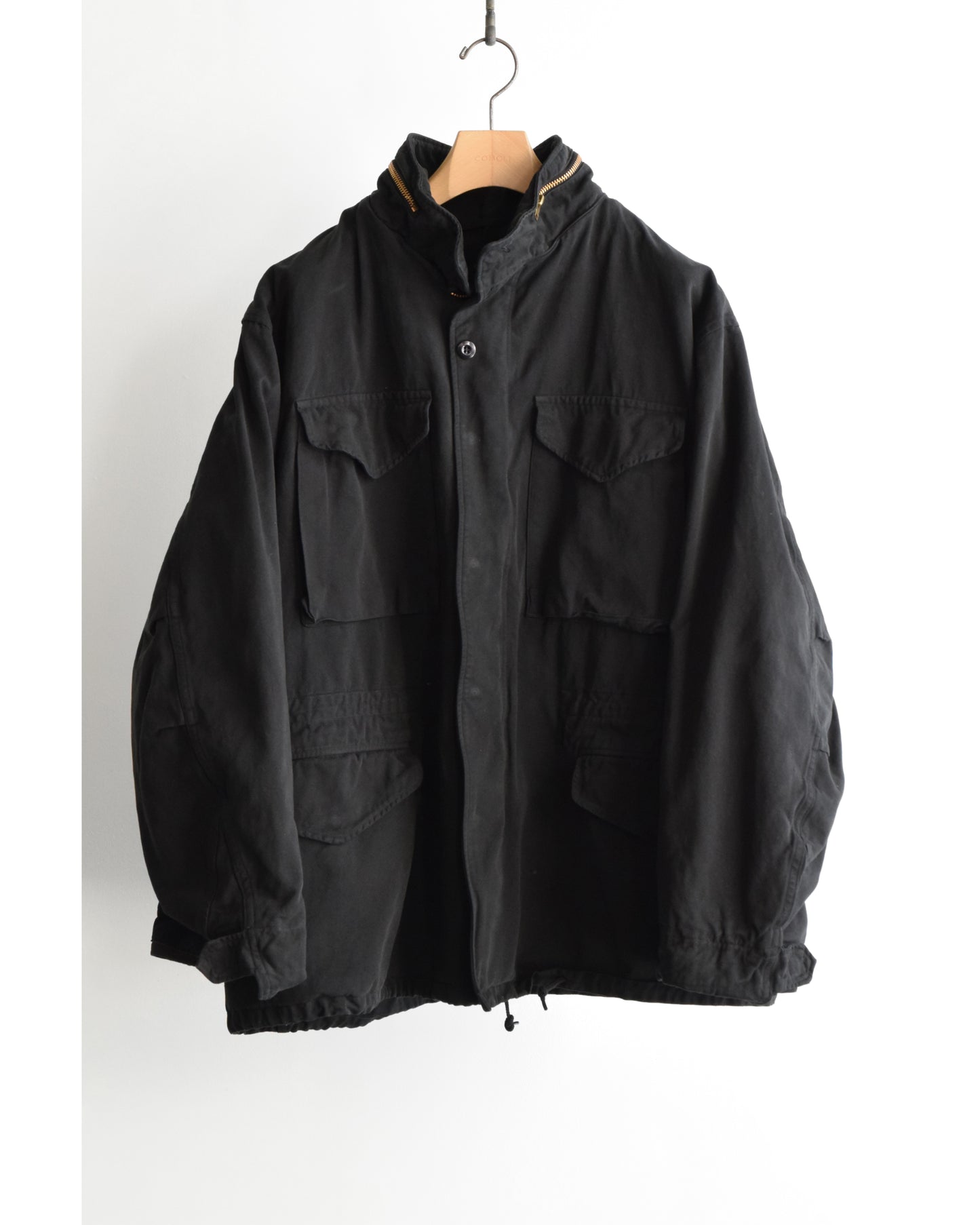 製品染 M65ジャケット BLACK
