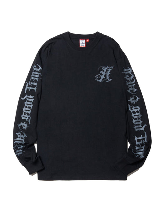 GOTHIC OLD ENGLISH ARM SIDE LOGO L/S TEE
