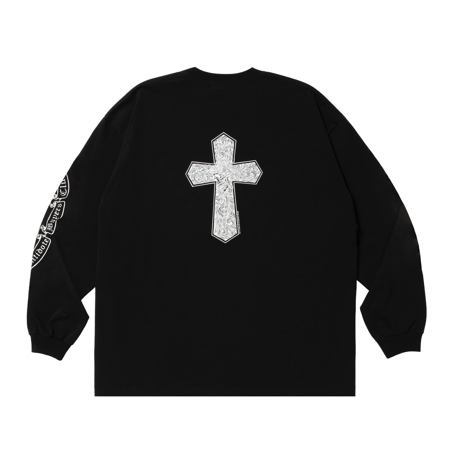 Pima Cotton L/S Tee (Leaf Skull)