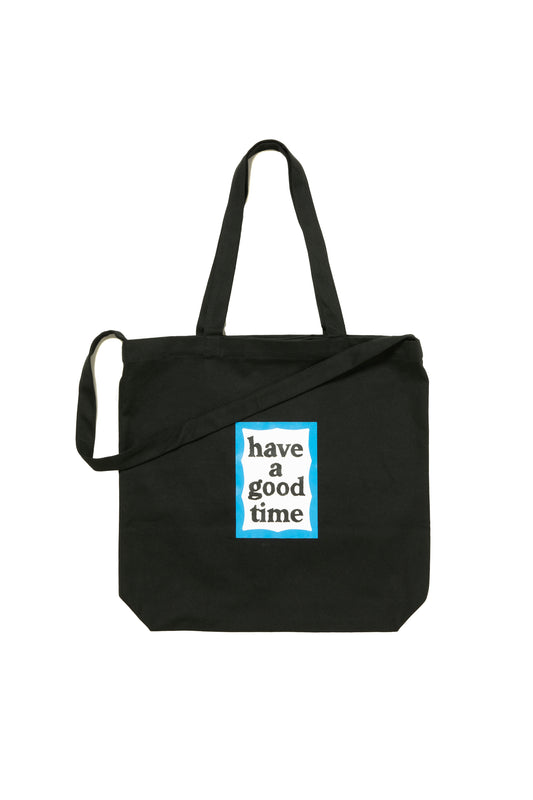 BLUE FRAME CANVAS 3WAY TOTE