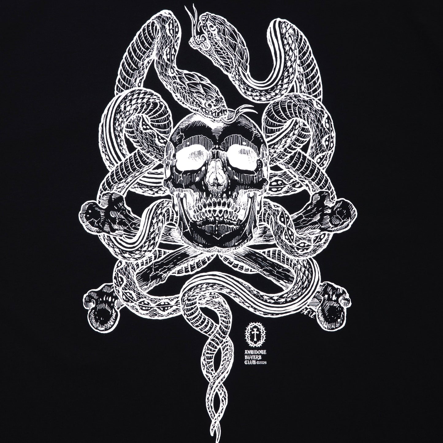 ASIC Oversized S/S Tee (Skull N' Snake)