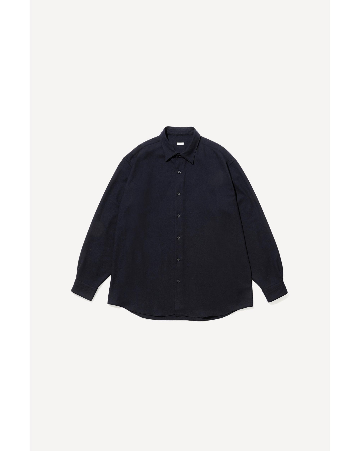 Wool Regular Collar Shirt