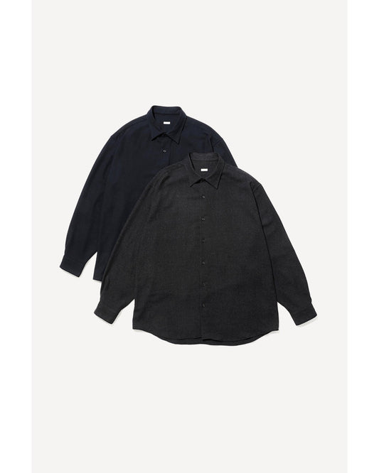 Wool Regular Collar Shirt