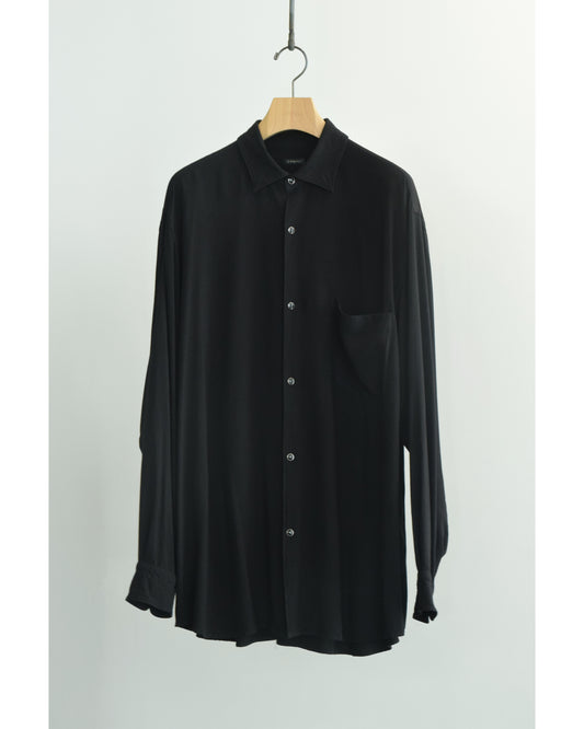レーヨン コモリシャツ BLACK