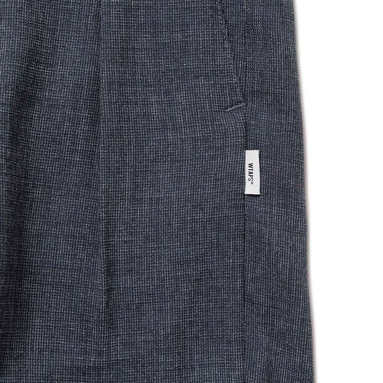 TRDT1802 / TROUSERS / POLY. MELANGE. TEXTILE