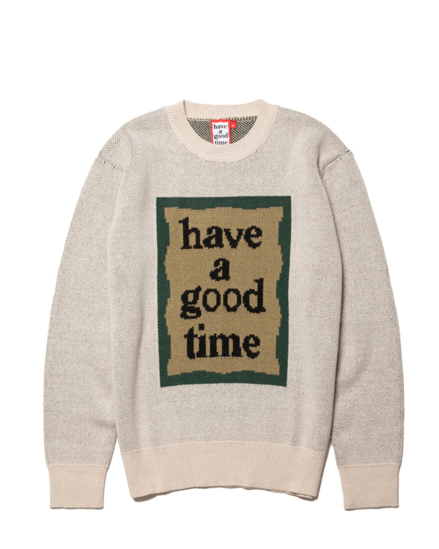 MILITARY FRAME KNIT SWEATER