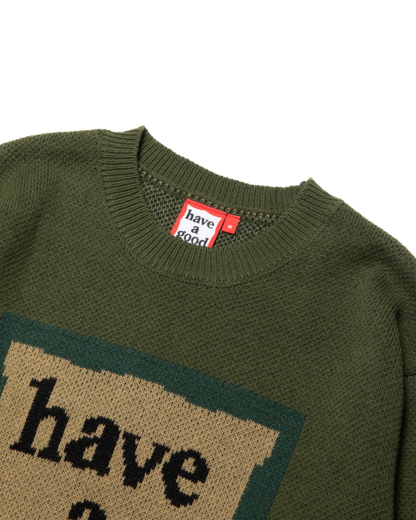 MILITARY FRAME KNIT SWEATER