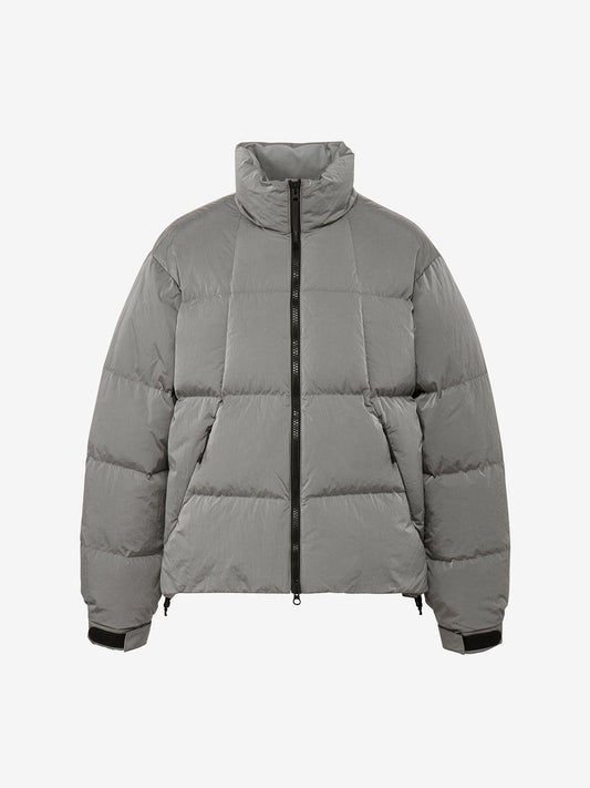 Dope Dyed Ripple Nylon Down Jacket