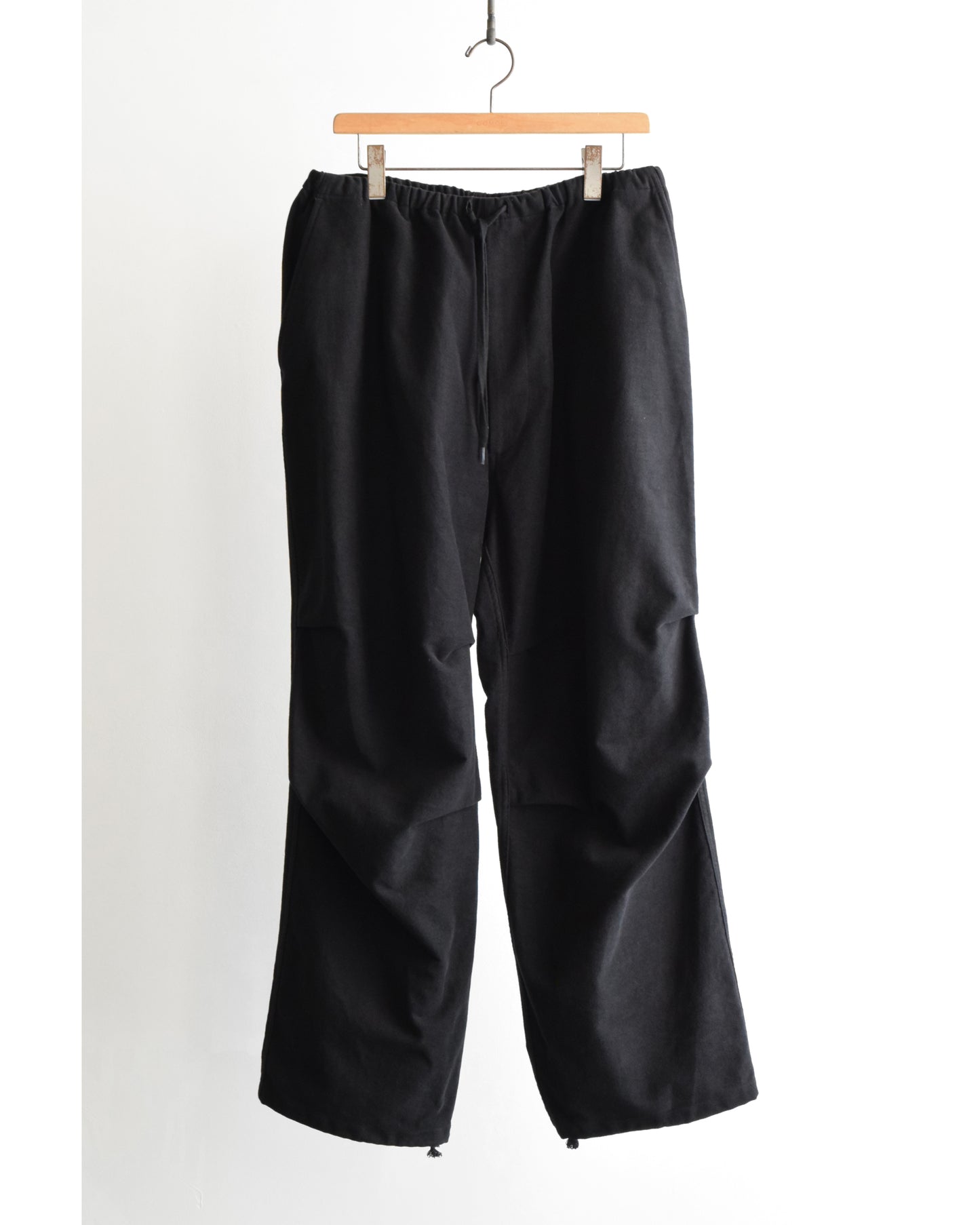 モールスキン ニータックパンツ BLACK