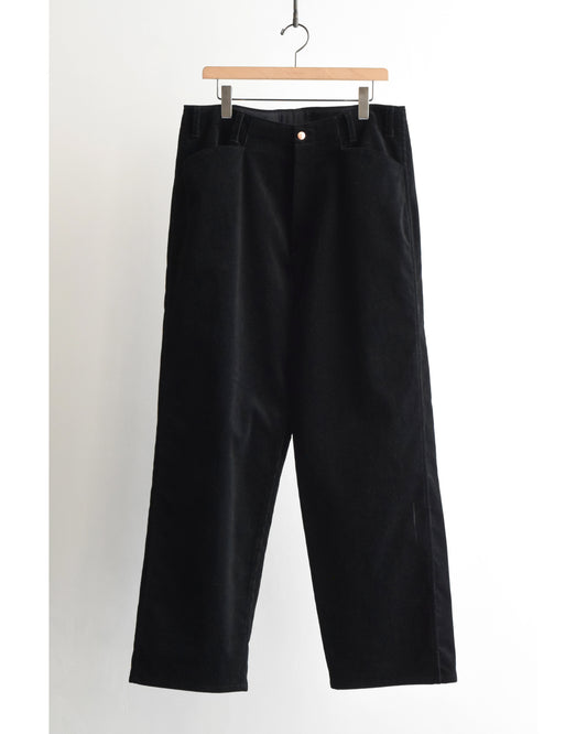 コーデュロイ ワークパンツ BLACK