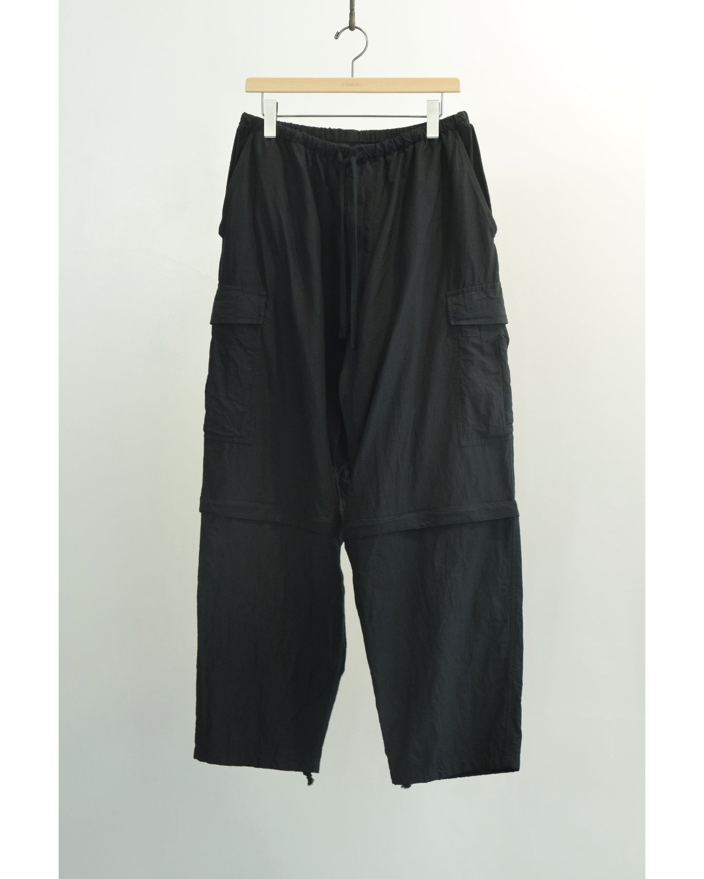 リップストップ コンバーティブル6Pパンツ BLACK