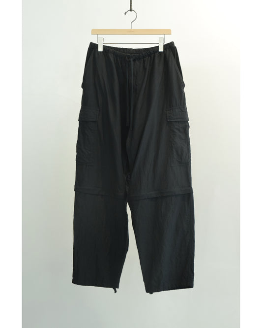 リップストップ コンバーティブル6Pパンツ BLACK
