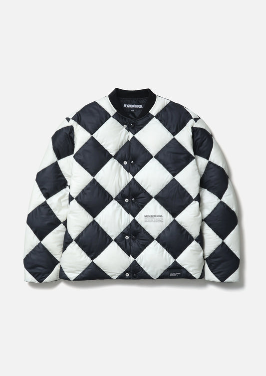 CHECKER DOWN JACKET