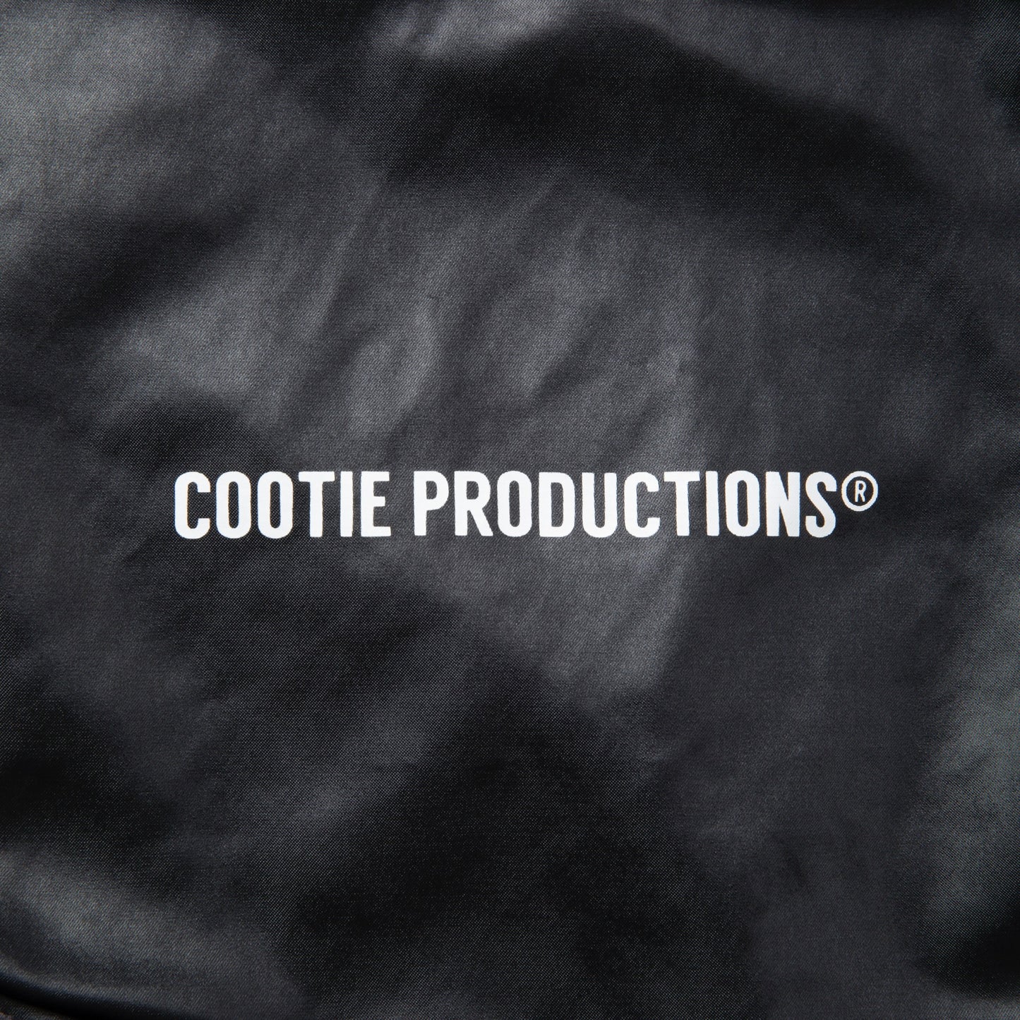 Damp Coated Satin Track Jacket