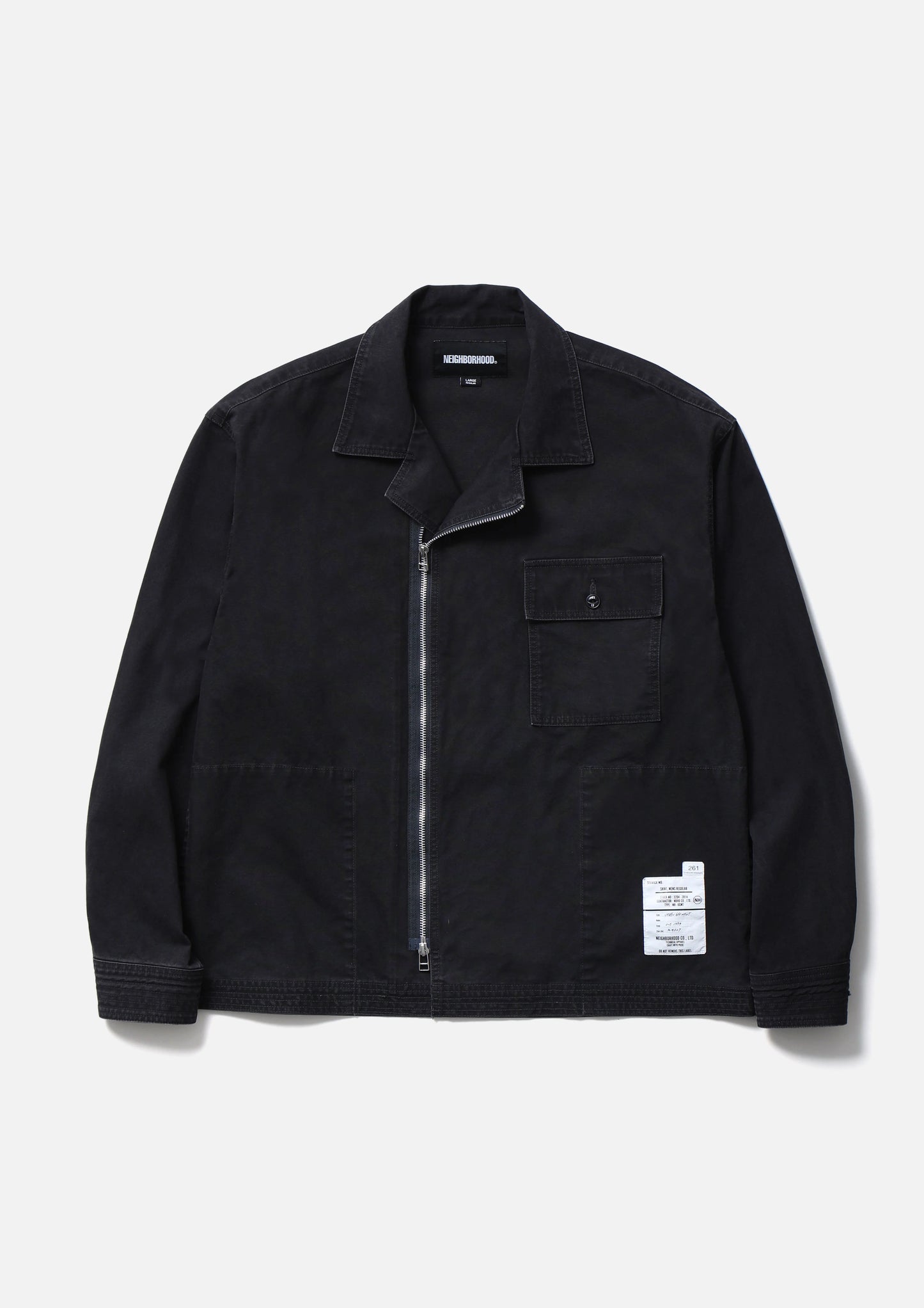 ZIP FIELD SHIRT LS