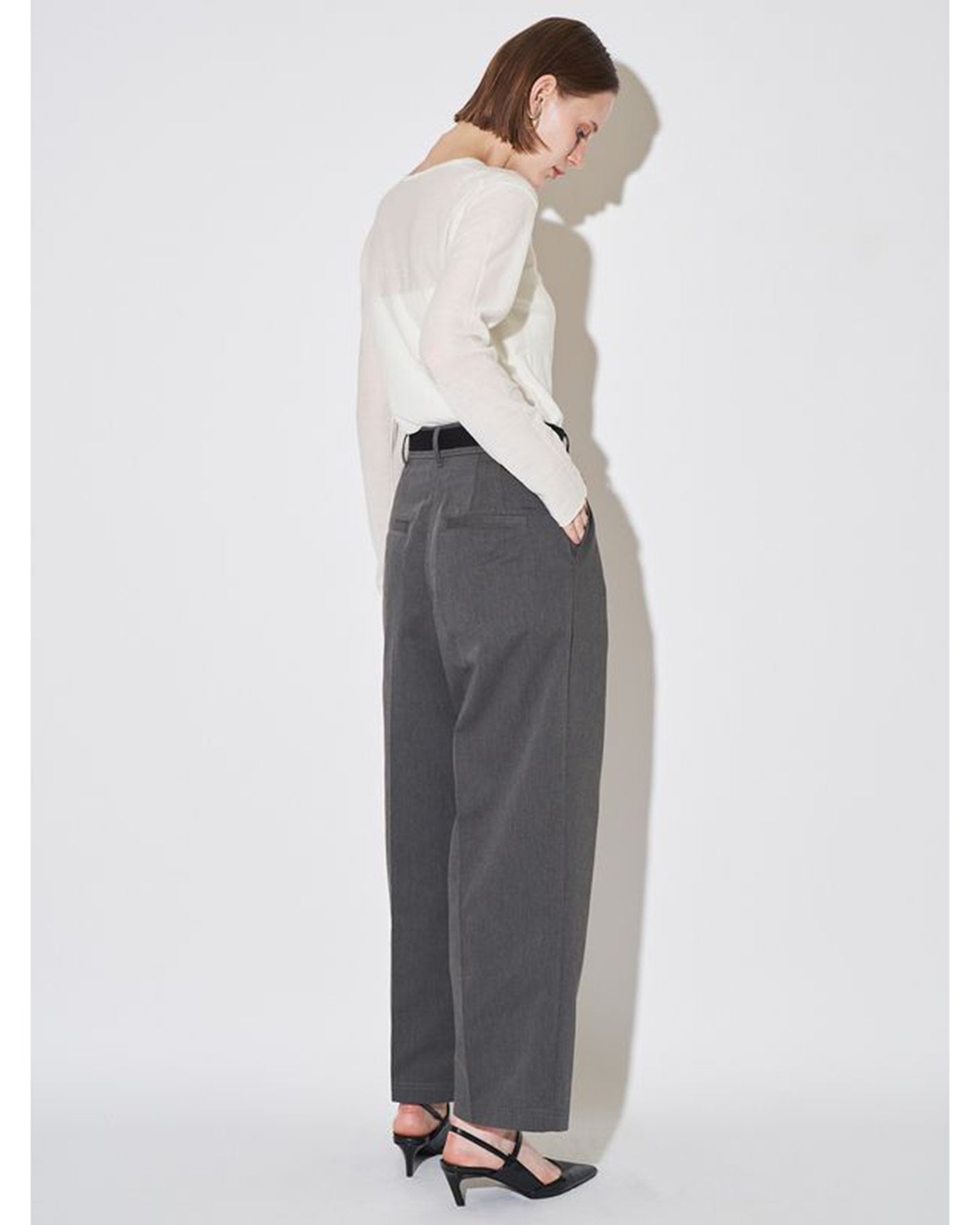 WOOL SHEER LONG-T KT