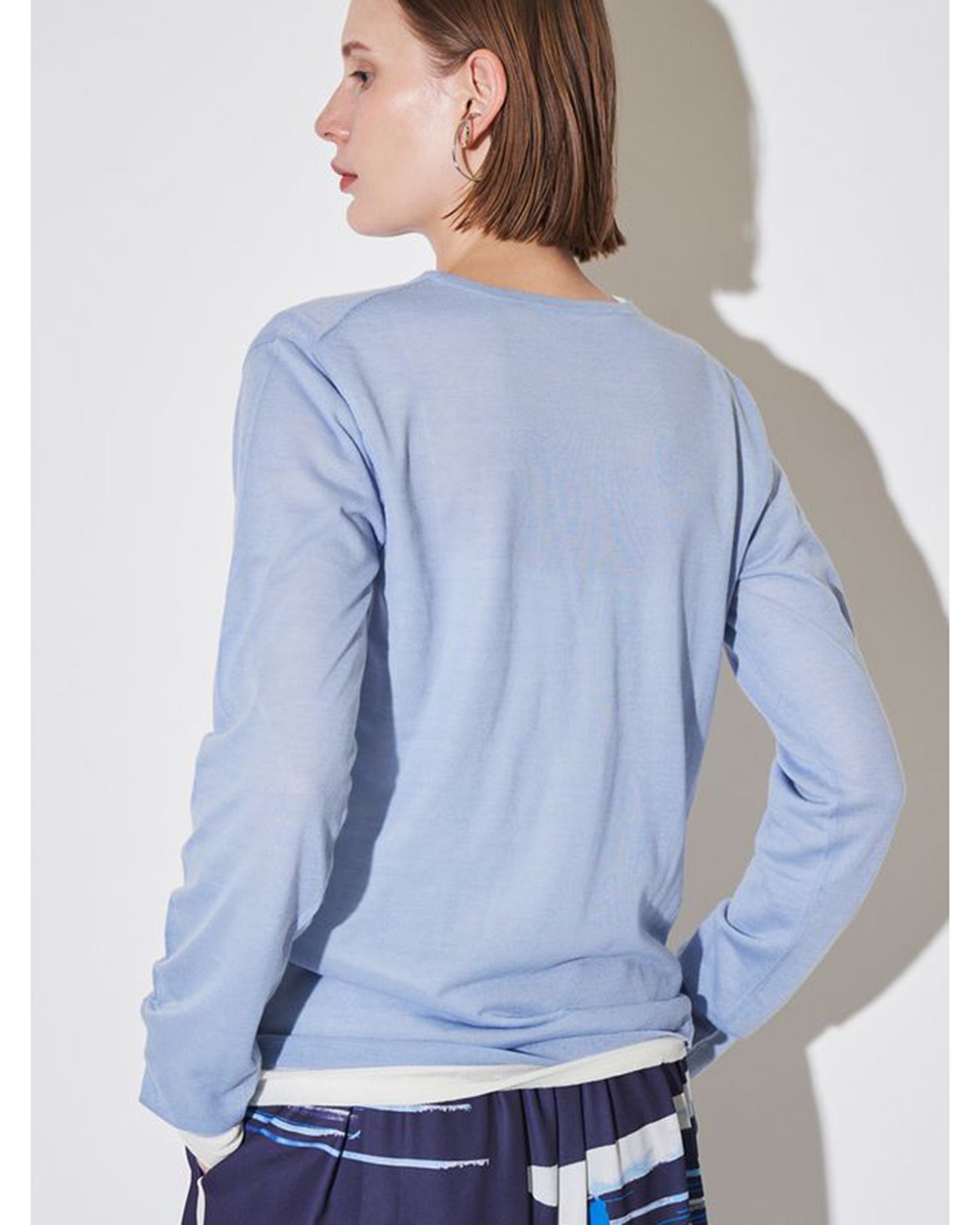 WOOL SHEER LONG-T KT