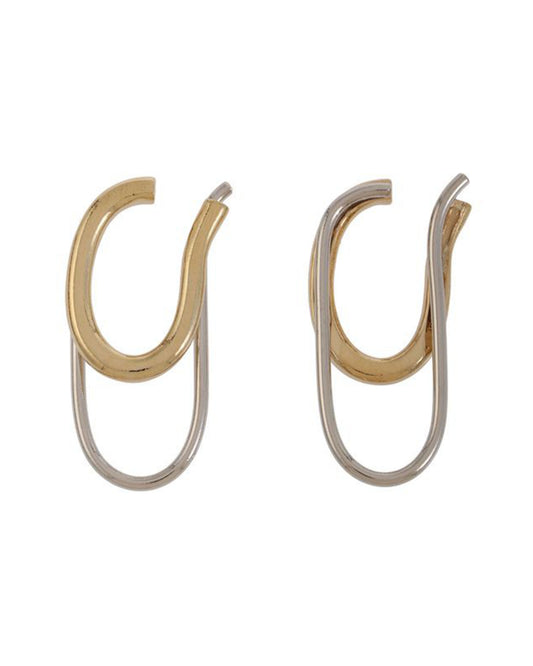 DOUBLE HOOP EAR CUFF