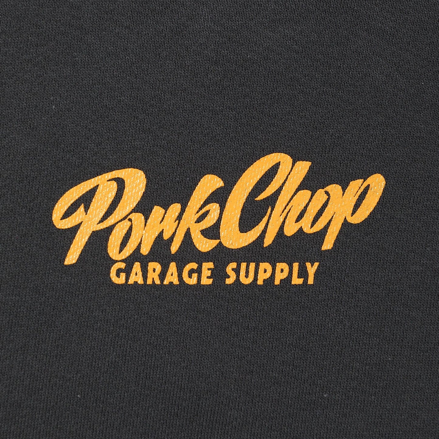 SCRIPT PORK BACK HOODIE