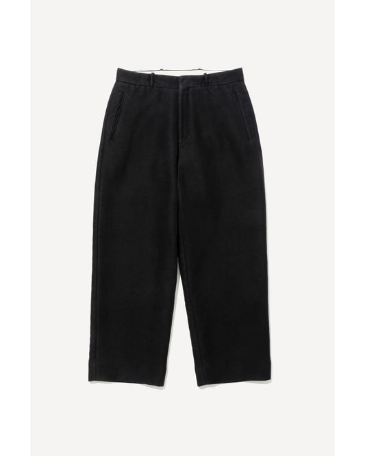 Cotton Moleskin Wide Trousers