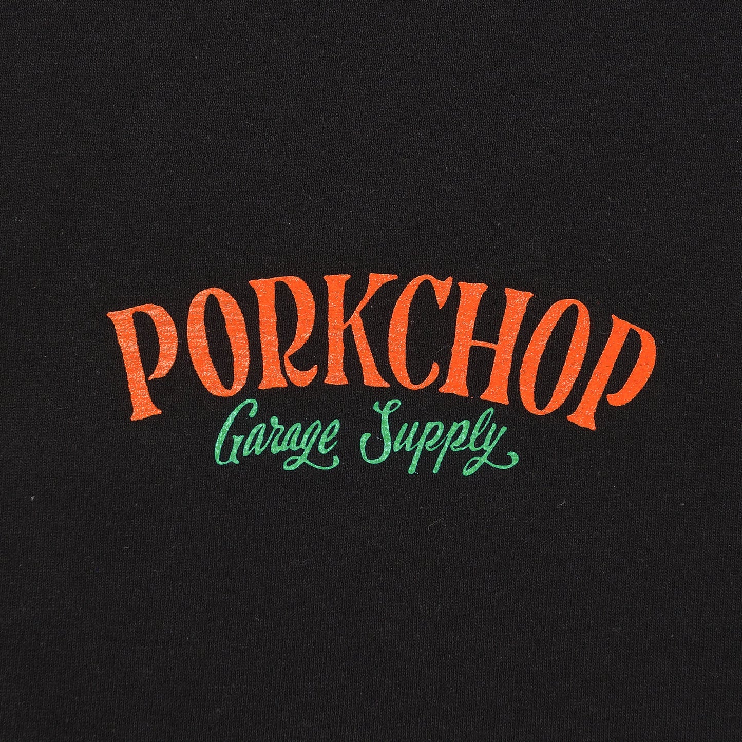 PORK BACK TEE BLACK