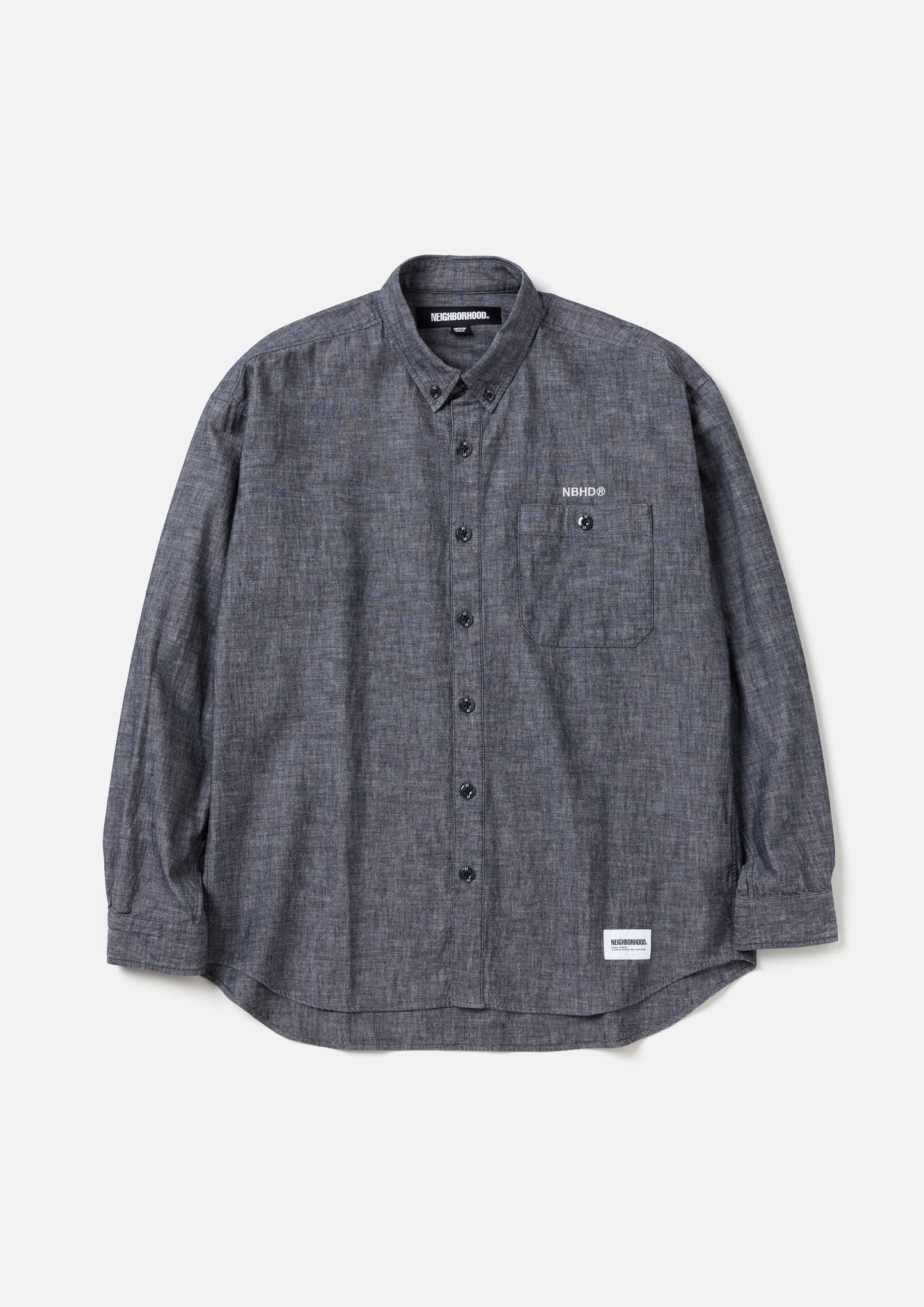 CHAMBRAY BD SHIRT LS