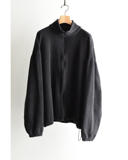 フリース ジップジャケット FADE BLACK