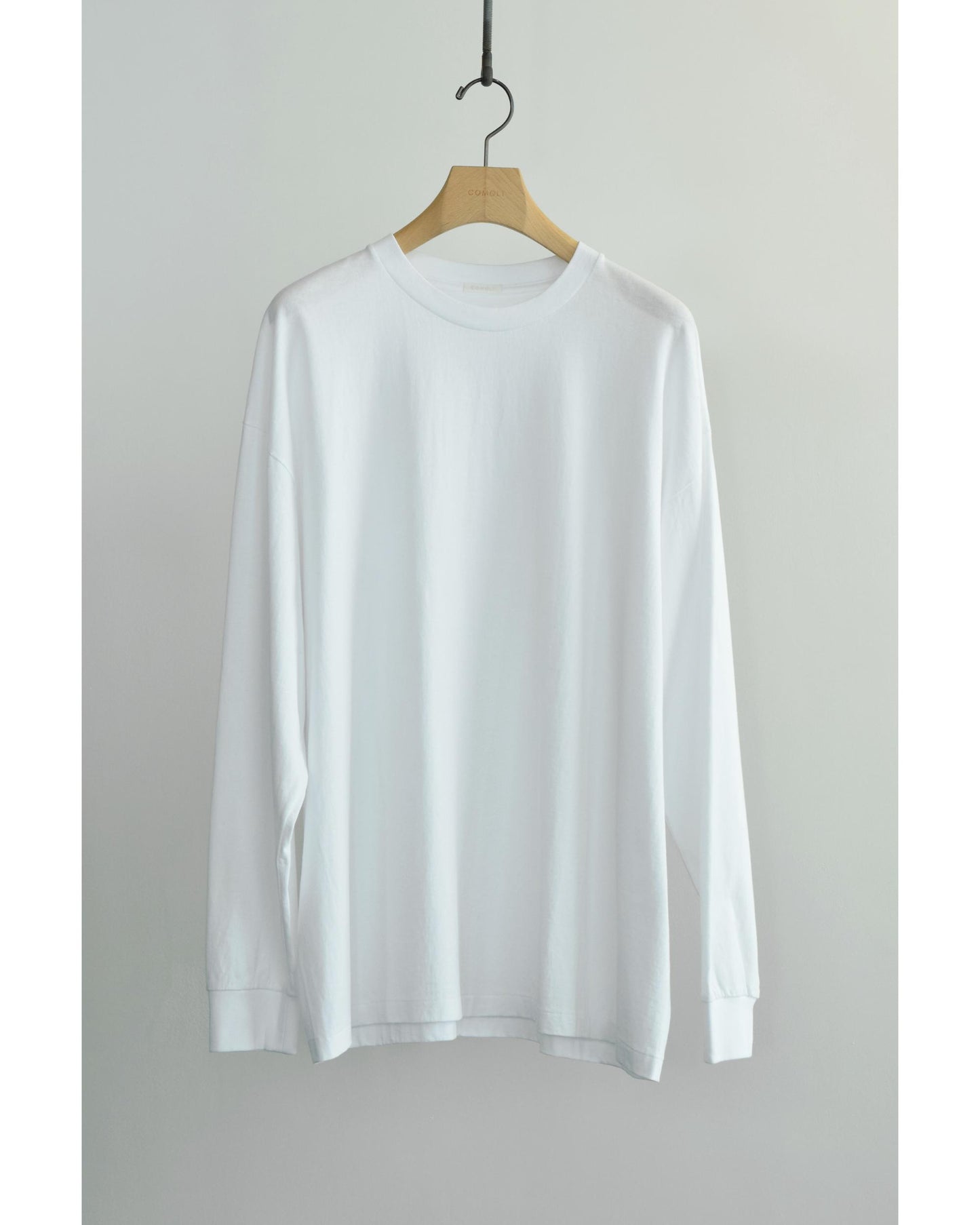 コットンジャージ 長袖Tシャツ WHITE