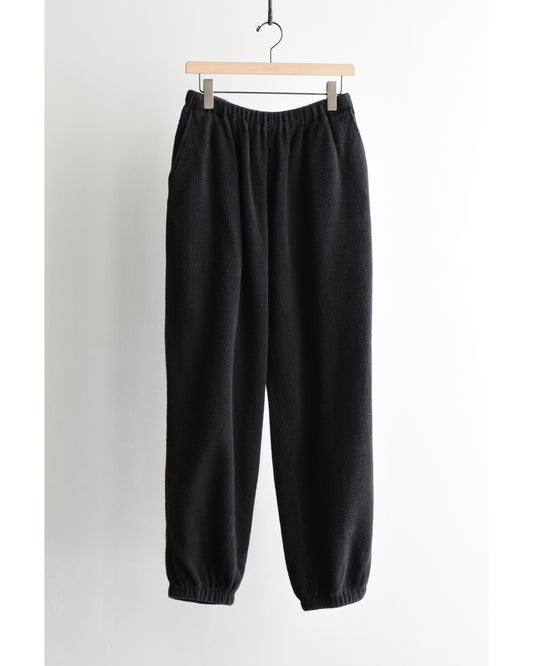 フリース ドローストリングパンツ FADE BLACK