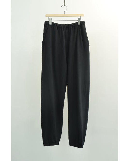 LWコットン裏毛 パンツ BLACK