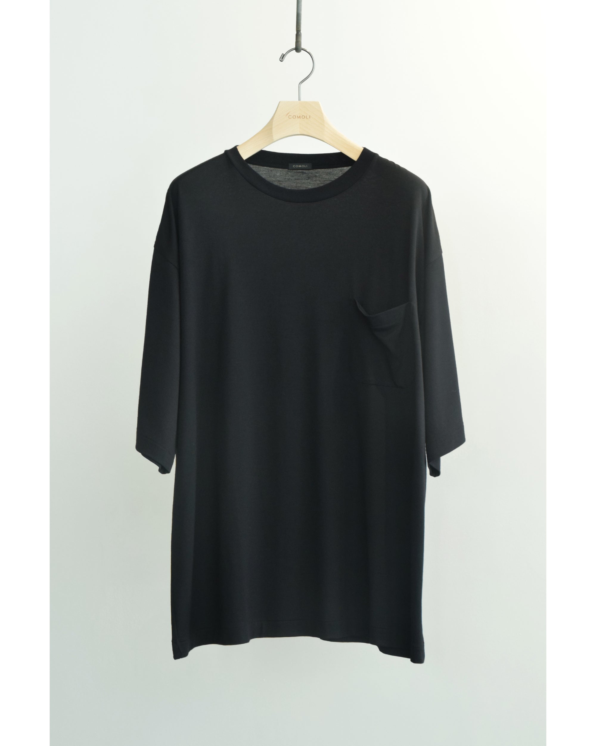 サマーウール 半袖Tシャツ BLACK – TIME AFTER TIME