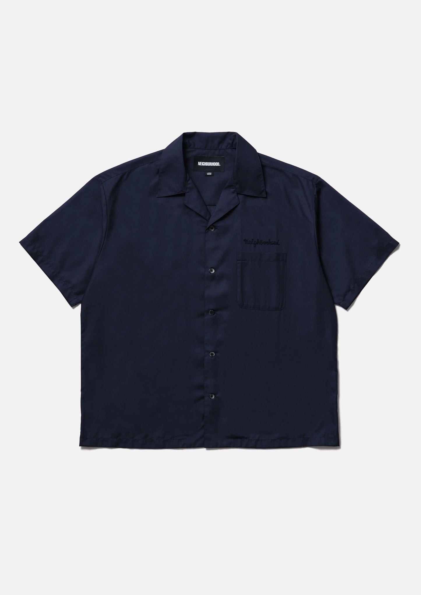 SOLID COLOR HAWAIIAN SHIRT SS