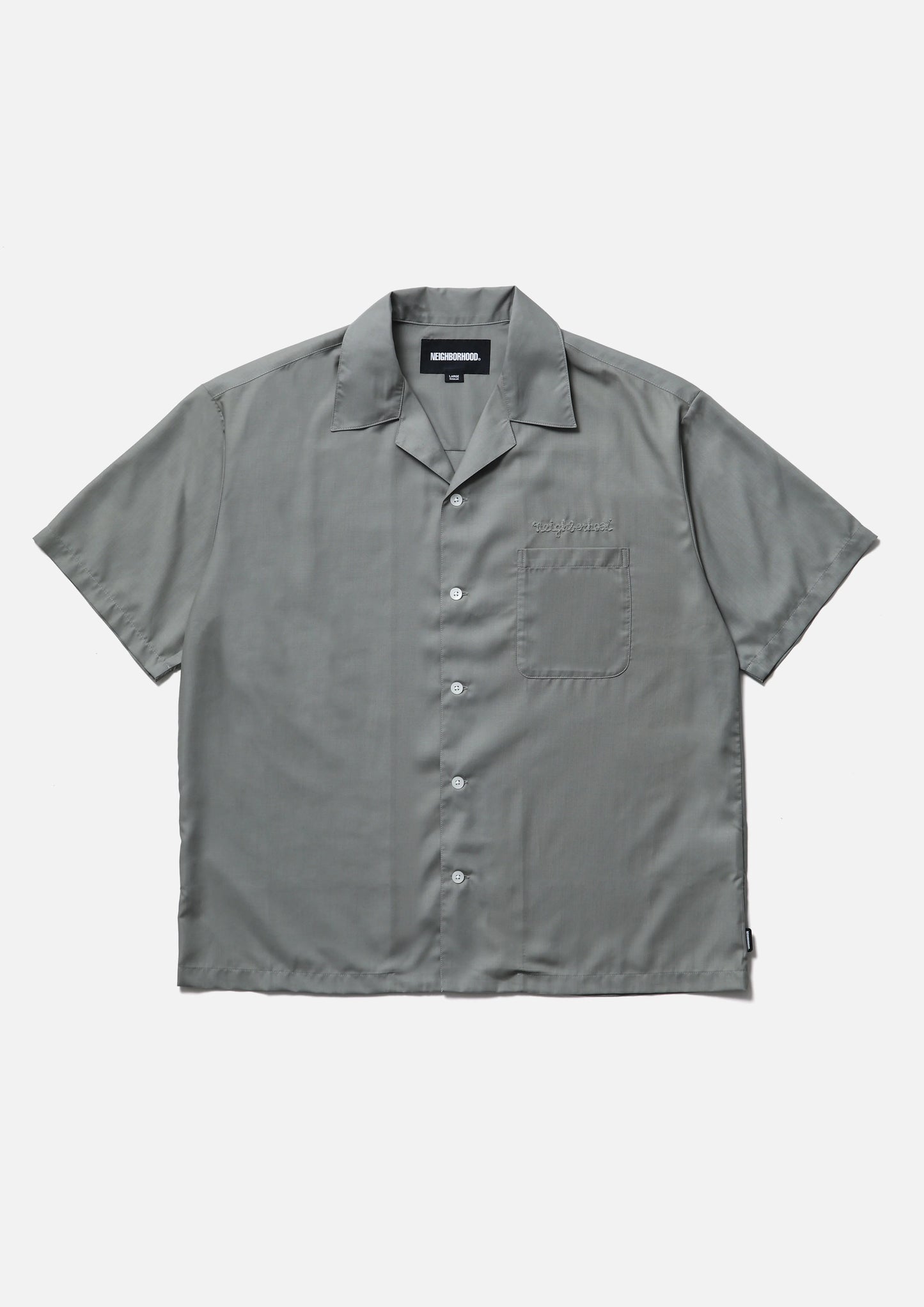 SOLID COLOR HAWAIIAN SHIRT SS