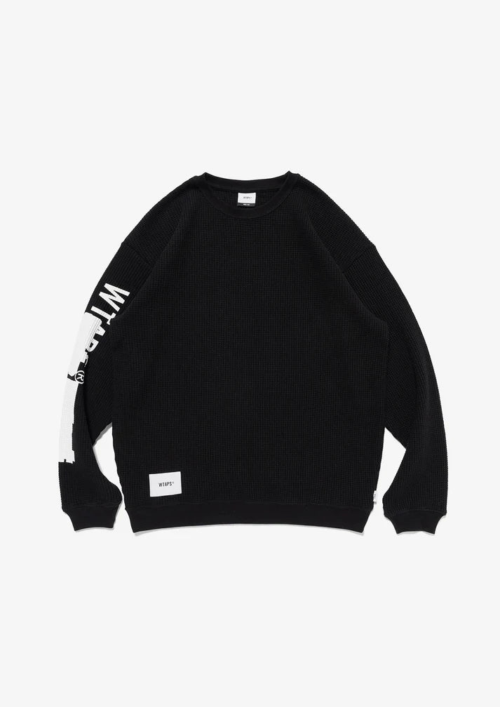 WAFFLE RIBBED / LS / COTTON