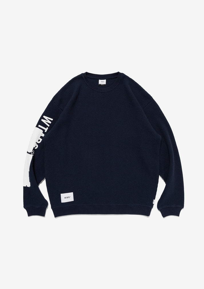 WAFFLE RIBBED / LS / COTTON