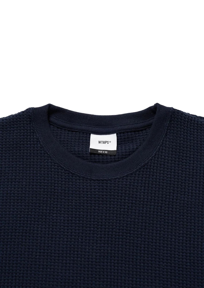 WAFFLE RIBBED / LS / COTTON