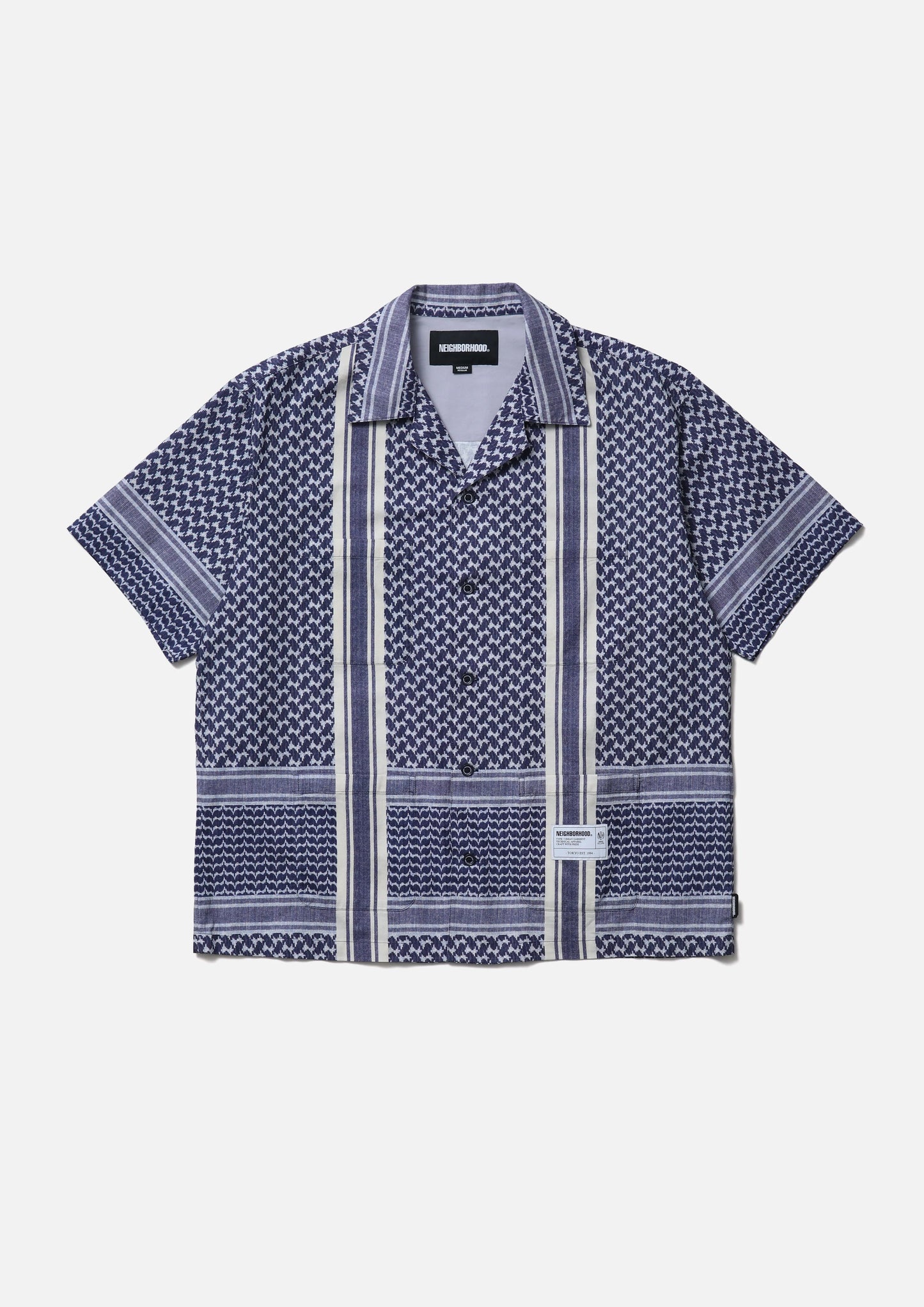 SHEMAGH PATTERN SHIRT SS