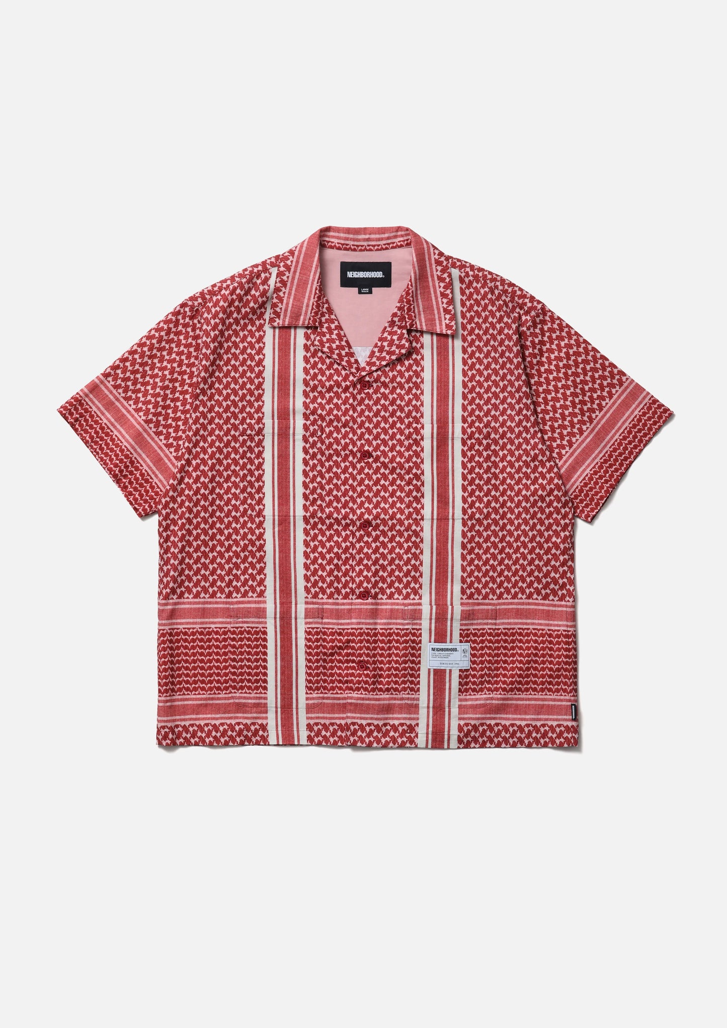 SHEMAGH PATTERN SHIRT SS