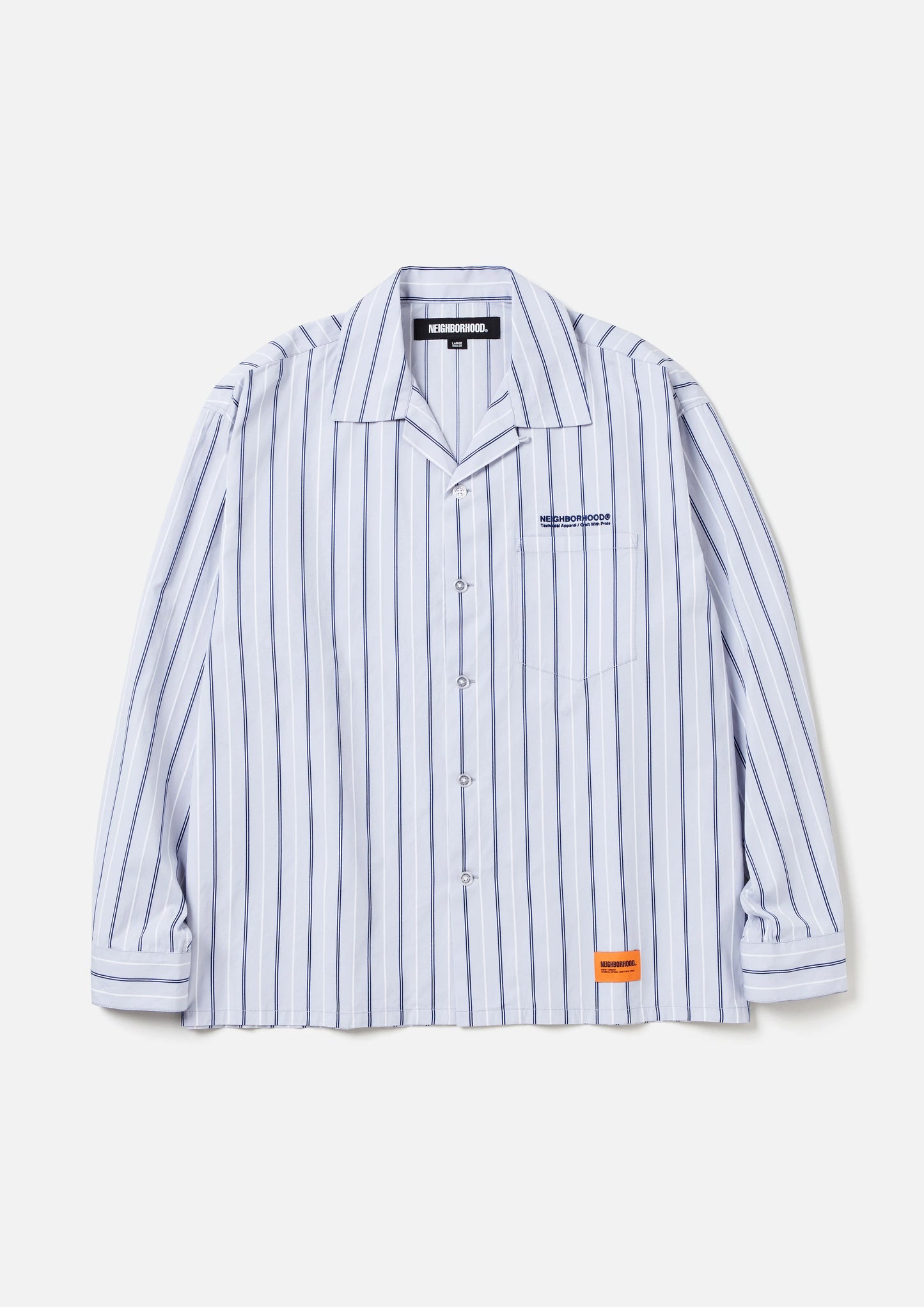 STRIPE WORK SHIRT LS