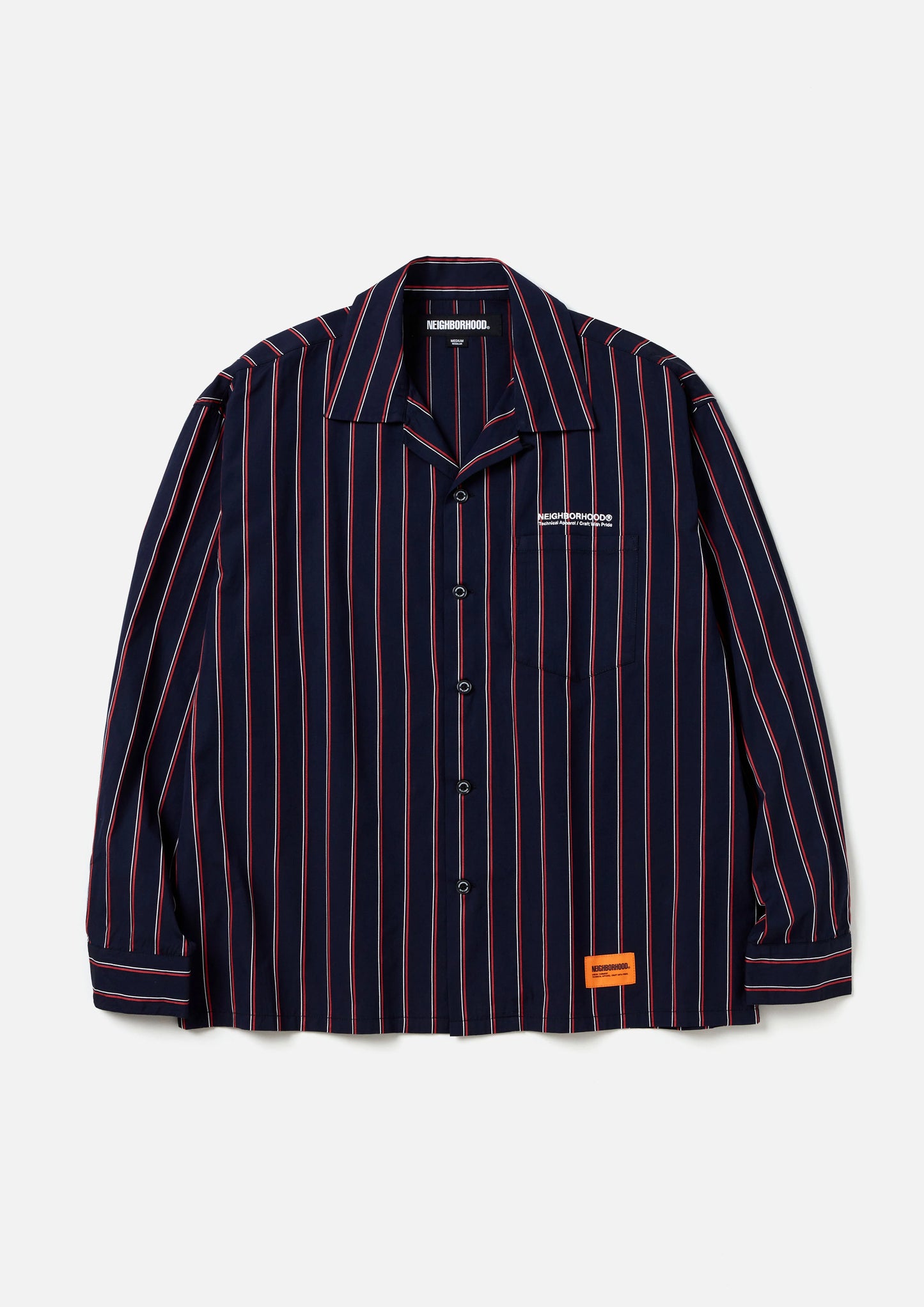 STRIPE WORK SHIRT LS