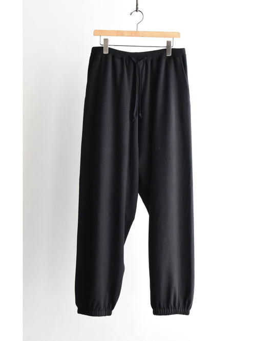 ウールニット パンツ BLACK
