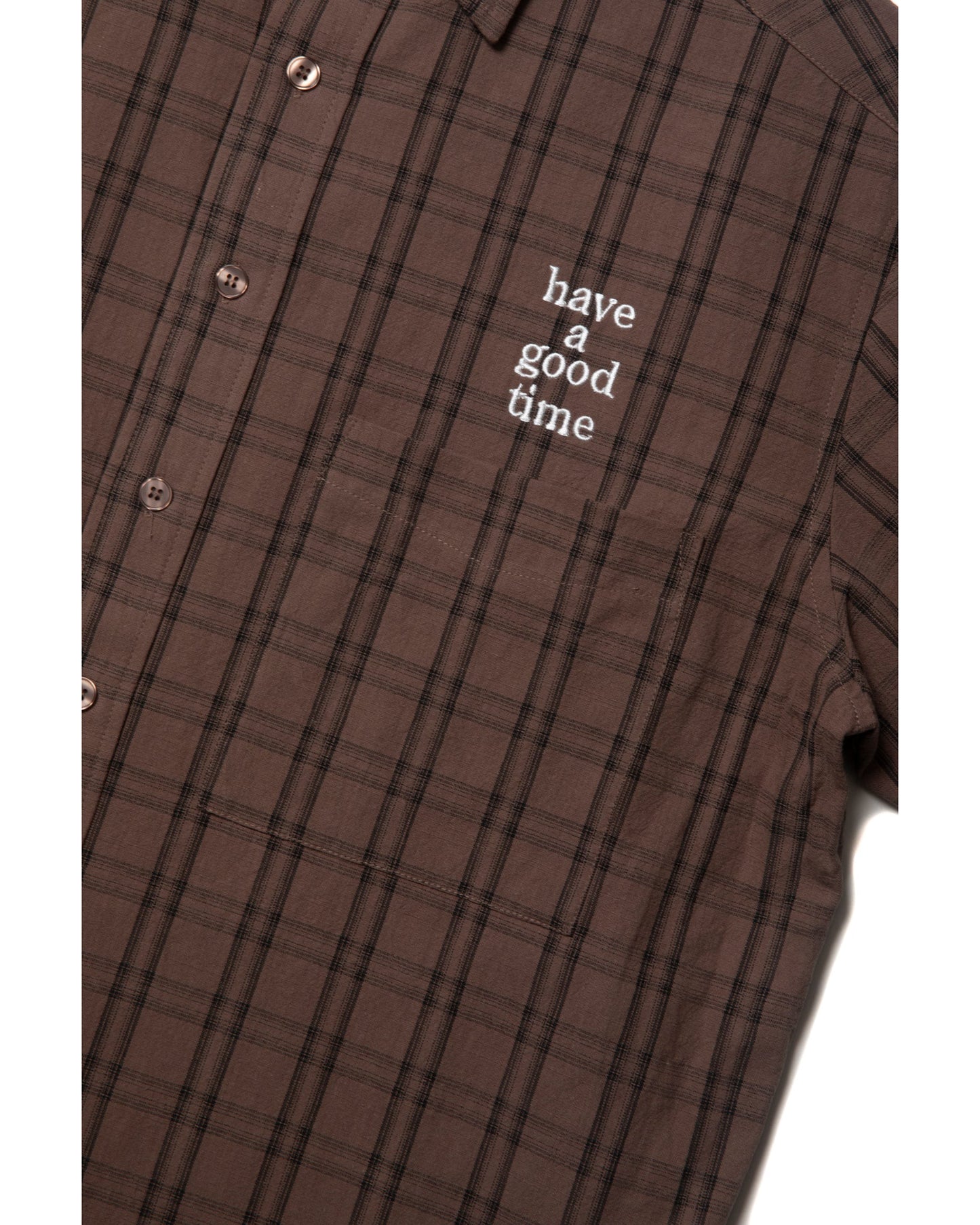 MINI LOGO S/S CHECK SHIRT