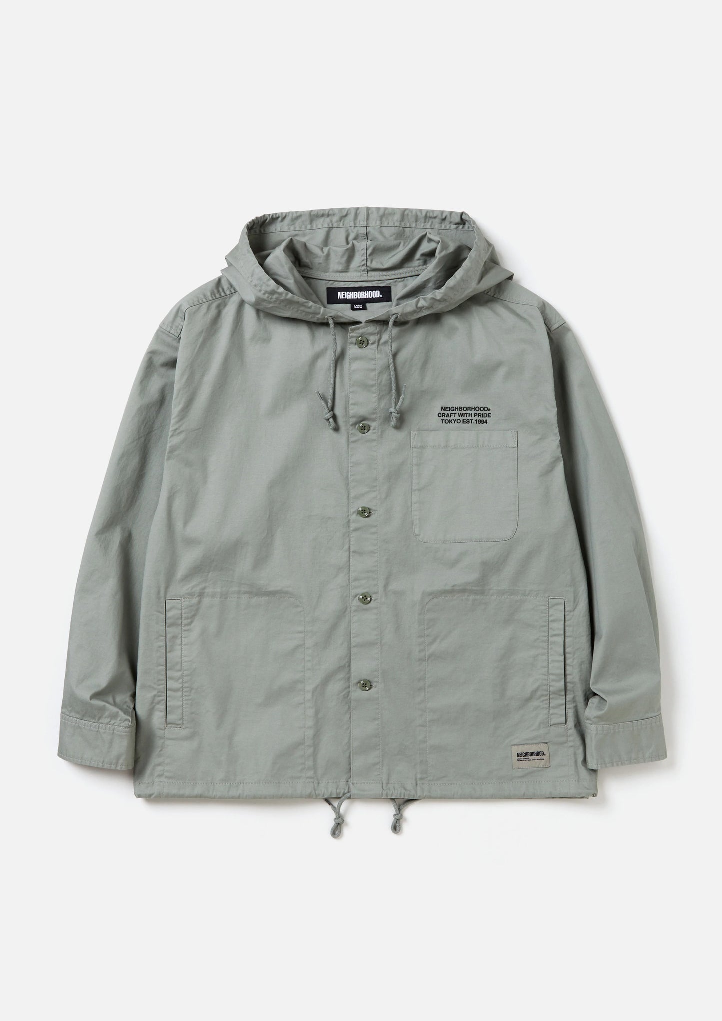 HOODED SHIRT LS