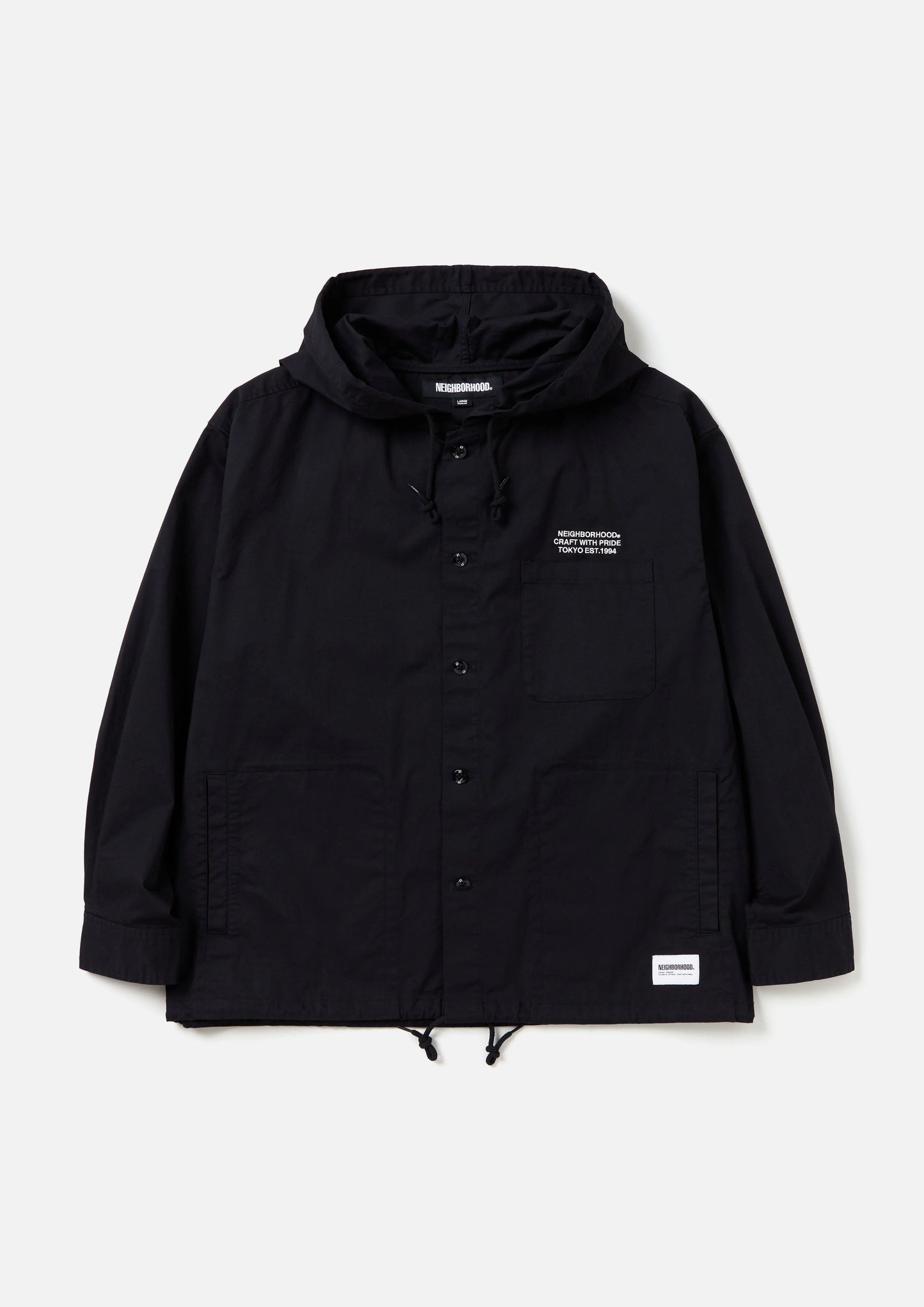 HOODED SHIRT LS