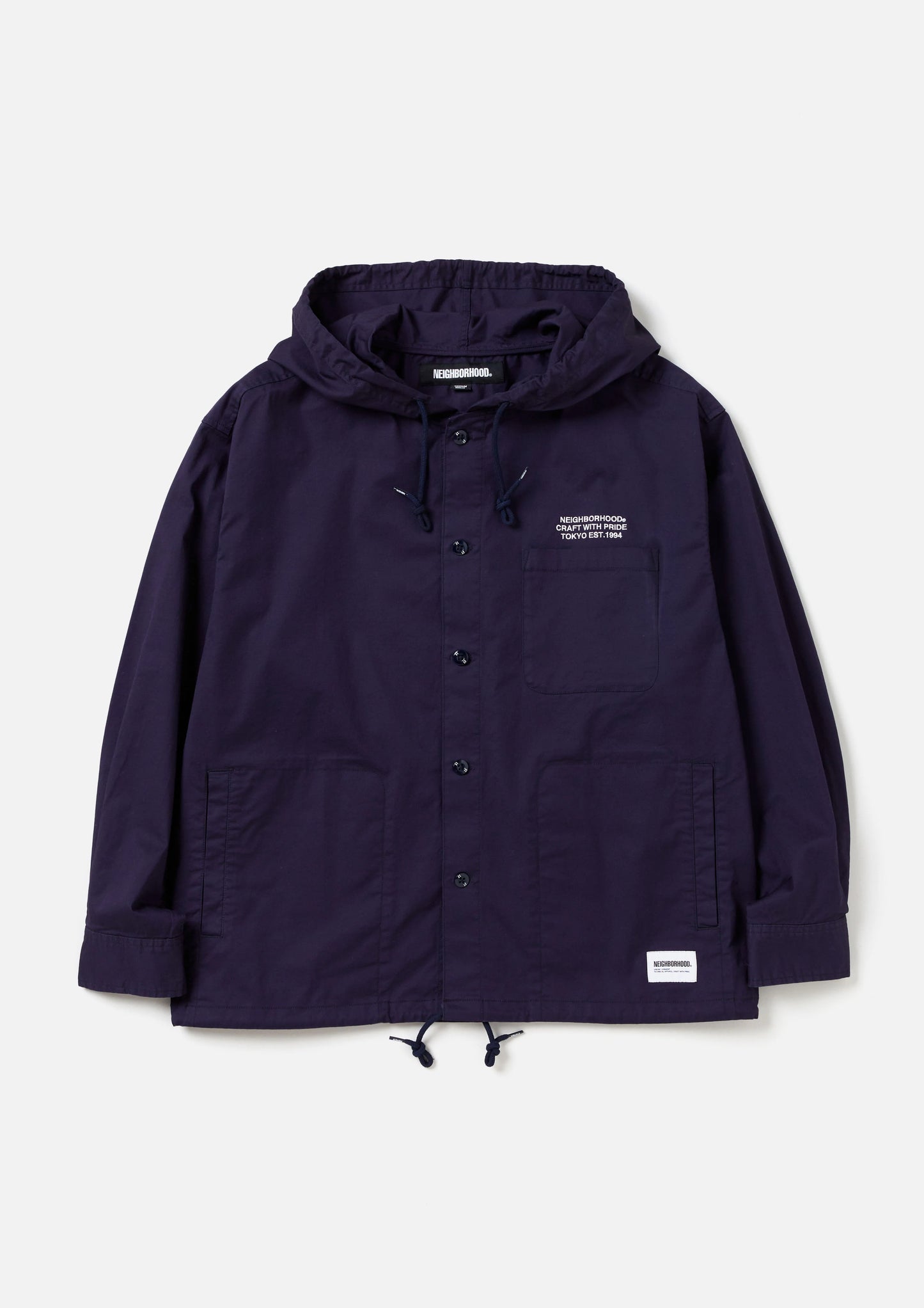 HOODED SHIRT LS