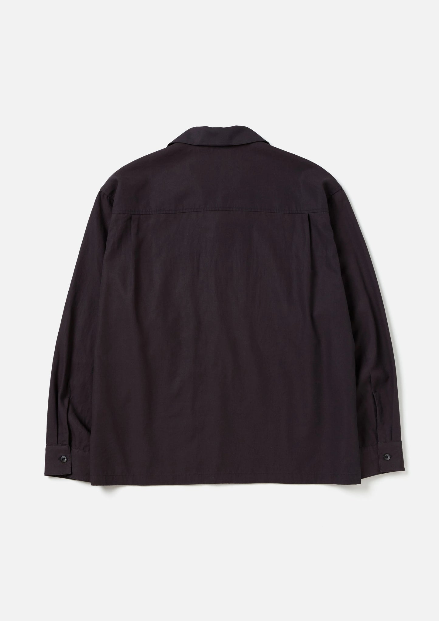 OPEN COLLAR SHIRT LS