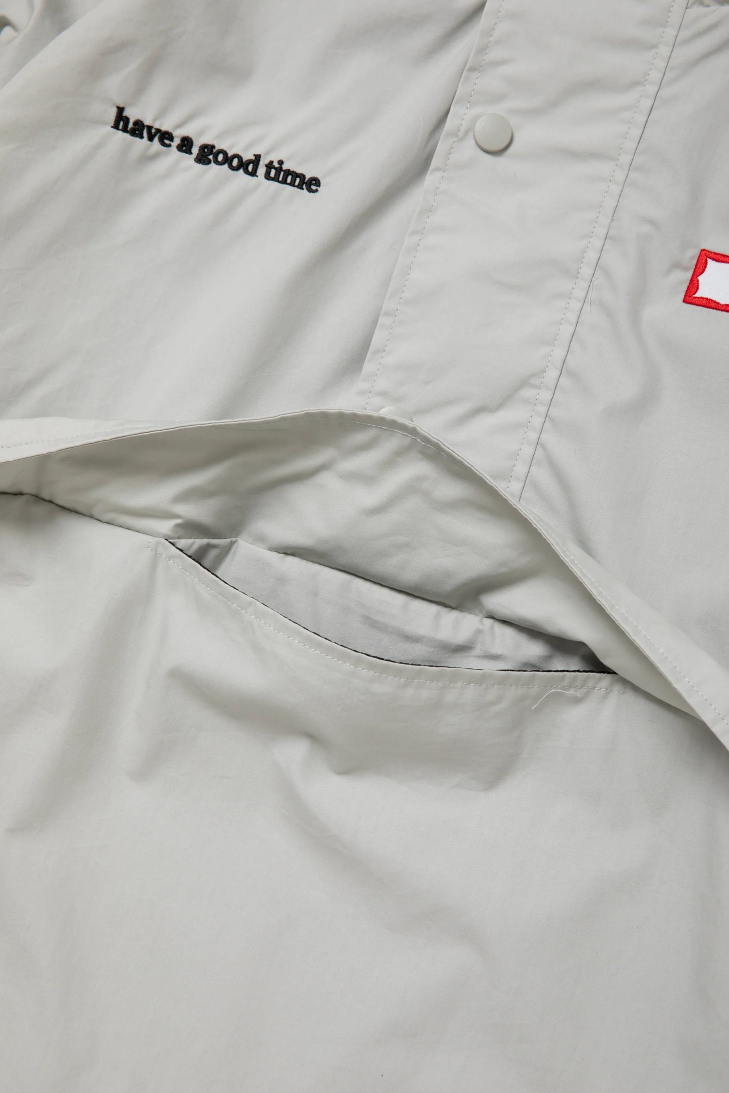 SIDE LOGO SIDE BLANK FRAME ANORAK JACKET